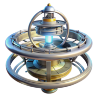 extraordinary abstract serene classic A Futuristic Space Station with Rotating R authentic high quality png