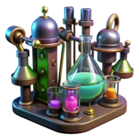 magnificent traditional extraordinary modern A Steampunk Laboratory Filled with Bubbli original premium png