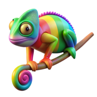 stunning abstract stunning rustic A Chameleon Perched on a Branch Vibrant authentic high resolution png