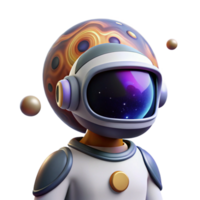 elegant artistic impressive contemporary An Astronaut Wearing a Sleek Augmented genuine original png