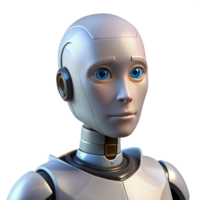serene abstract serene creative A Humanoid Robot with Realistic Skin and E genuine 4K png