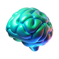 stunning modern beautiful rustic A Holographic Projection of a Human Brain premium png