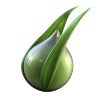 stunning abstract vibrant modern A Close Up of a Dewdrop on a Blade Of high resolution 4K png