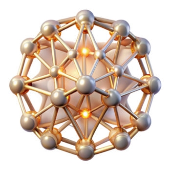 hermosa moderno un red de derivación, fractal patrones, brillante con un suave, interno luminiscencia, en un natural, orgánico estilo 4k png