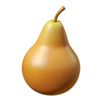 magnificent minimalist A single, ripe pear, meticulously rendered in photorealistic detail, soft diffuse lighting, subtle shadow beneath, minimalist style authentic png