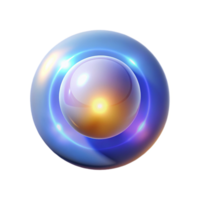 impressive vintage A single, luminous orb pulsating with cosmic energy, surrounded by a halo of light. Abstract, minimalist style detailed png