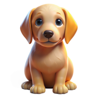 dramatic minimalist A majestic golden retriever puppy, sitting with its head tilted curiously, eyes full of wonder, illuminated by soft, warm sunlight in a hyperrealistic style original png