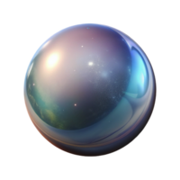 magnificent classic A single, perfect sphere reflecting the light of distant galaxies. Abstract, minimalist style original png