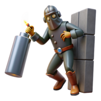 vibrant traditional A masked figure spray-painting a symbol of rebellion on a towering wall patrolled by robotic enforcers, lit by harsh spotlights, graphic novel style, high resolution png