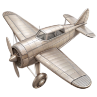 magnificent rustic A pencil sketch of a vintage airplane, detailed line work, soft shading, technical drawing style detailed png