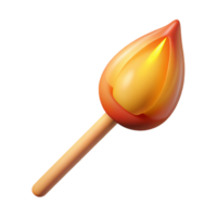 stunning artistic A single, lit match, glowing ember, dark background, minimalist still life authentic png