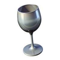 extraordinary abstract A single, empty wine glass, reflecting the light source, creating highlights and shadows exclusive png
