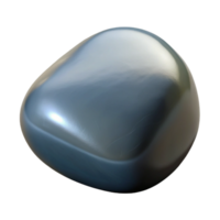 elegant modern A single, polished river stone, grey and smooth, with a dramatic, chiaroscuro lighting setup exclusive png