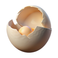 wonderful minimalist A single, cracked eggshell, white and delicate, lit by a soft, diffused light from below 4K png