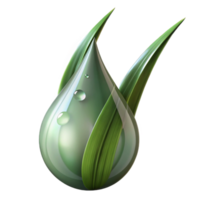dramatic rustic A close-up of a dewdrop on a blade of grass, macro photography, sparkling lighting high quality png