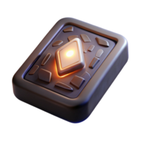 dramatic abstract An intricate Sumerian cuneiform tablet, glowing with an inner light, floating in darkness, digital art, ethereal lighting, authentic png