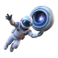 extraordinary contemporary A lone astronaut, adrift in the inky blackness of space, reaching out towards a distant, pulsating quasar. Photorealistic style, dramatic lighting high resolution png