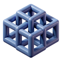 magnificent contemporary A series of overlapping, geometric grids, creating a complex, optical illusion, op art style premium png