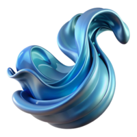 magnificent contemporary A dynamic, flowing form inspired by the movement of water, with a fluid, translucent quality, aquatic art style exclusive png
