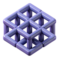 extraordinary traditional A series of overlapping, geometric grids, creating a complex, optical illusion, op art style authentic png