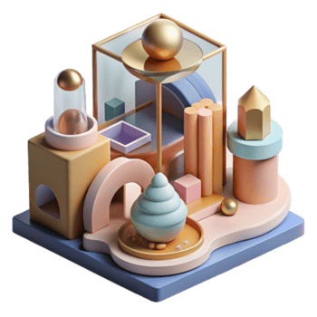 dramatisk kreativ konceptuell arkitektonisk modell, abstrakt former, utforska rumslig relationer, konstnärlig och experimentell stil professionell png