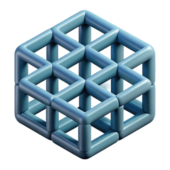 wonderful traditional A series of overlapping, geometric grids, creating a complex, optical illusion, op art style 4K png