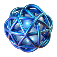 dramatic contemporary A network of interwoven lines and curves, reflecting a bright, specular light, in a futuristic, geometric style exclusive png