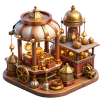beautiful creative A majestic steampunk automaton resembling a mythical griffin, with brass wings and glowing crystal eyes, dramatically lit, surreal style high quality png