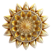beautiful minimalist An intricate mandala formed from celestial bodies, radiating a soft, golden light. Geometric, spiritual style professional png