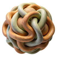 wonderful creative Intertwined, organic forms in earthy tones, with a rough, textured surface, organic abstract style professional png