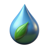 magnificent traditional A single raindrop falling from a leaf, reflecting the surrounding forest, macro photography exclusive png