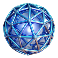 stunning minimalist A network of interwoven lines and curves, reflecting a bright, specular light, in a futuristic, geometric style professional png
