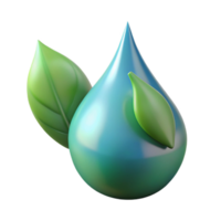 impressive vintage A single raindrop falling from a leaf, reflecting the surrounding forest, macro photography high quality png
