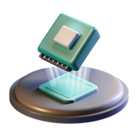 stunning modern A single circuit board floating in zero gravity, illuminated by a single spotlight, minimalist style authentic png