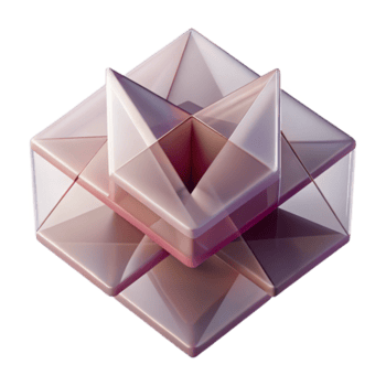 imponerande minimalistisk en serier av överlappande, genomskinlig flygplan, skapande en känsla av djup och dimensionera, i en minimalistisk, geometrisk abstraktion stil hög kvalitet png