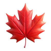 impressive abstract A single, perfect red maple leaf, backlit by the setting sun, veins glowing, hyperrealistic style authentic png