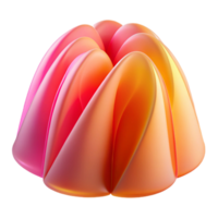 magnificent creative A series of overlapping, transparent veils in shades of vibrant pink and orange, lit by a soft, gradient light, in a minimalist, color field style genuine png