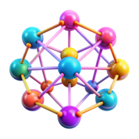 elegant vintage A network of interconnected nodes and lines, pulsating with energy, in a vibrant, cyberpunk color palette, with a futuristic, data visualization style exclusive png