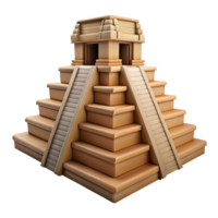 magnificent modern Mayan temple, intricate stone carvings, steep pyramid structure, jungle setting, ancient civilization architecture exclusive png
