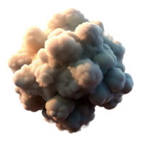 vibrant artistic A cloud of swirling smoke and dust, illuminated by a dramatic, chiaroscuro lighting, rendered in a gritty, photorealistic style premium png