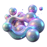 beautiful modern A field of shimmering, iridescent particles, swirling and dancing in a weightless environment, with a soft, ethereal light and a dreamlike, fantasy style detailed png