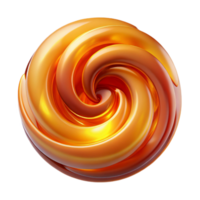 elegant minimalist A swirling vortex of liquid light, in a spectrum of warm hues, with a radiant, glowing style detailed png