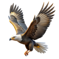 beautiful traditional A majestic eagle soaring through the sky, dynamic lighting, wildlife photography style original png