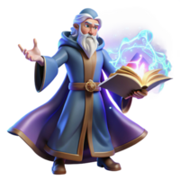dramatic vintage A powerful wizard casting a spell from a spellbook, surrounded by swirling arcane energy, illuminated by magical light, in a dramatic style original png