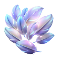 elegant rustic A field of floating, translucent feathers, illuminated by a soft, ethereal glow, in a mystical, romantic style detailed png
