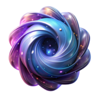 wonderful vintage A dynamic, swirling mass of particles and light trails, resembling a nebula, in a cosmic, abstract expressionist style premium png