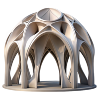 wonderful vintage Parametric pavilion, flowing curves, intricate design, digital fabrication, contemporary architecture high resolution png