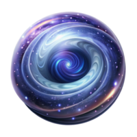 impressive modern A swirling vortex of cosmic dust and gas, illuminated by distant stars, with a majestic, astronomical style exclusive png
