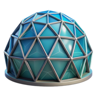extraordinary artistic Geodesic dome, futuristic architecture, geometric structure, innovative style premium png