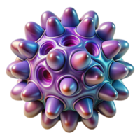 dramatic classic A complex, fractal pattern, resembling a microscopic organism, in a vibrant, microscopic photography style high resolution png